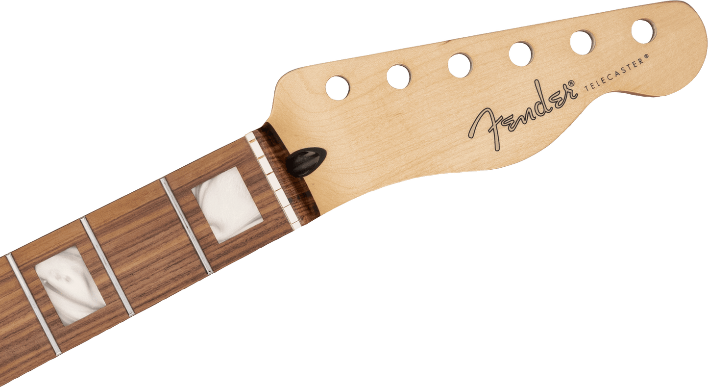 Player Series Telecaster® Neck w/Block Inlays, 22 Medium Jumbo Frets, Pau Ferro