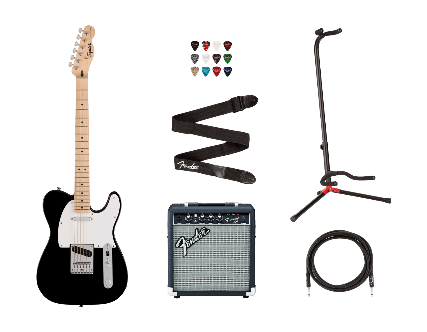 Squier Sonic Telecaster Bundle, Black