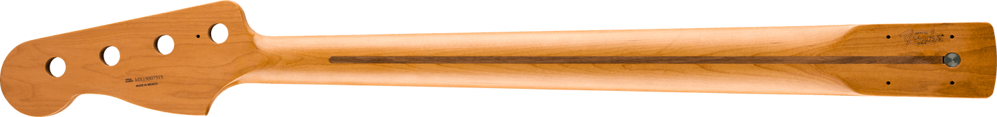 Roasted Maple Precision Bass® Neck, 20 Medium Jumbo Frets, 9.5", Maple, C Shape