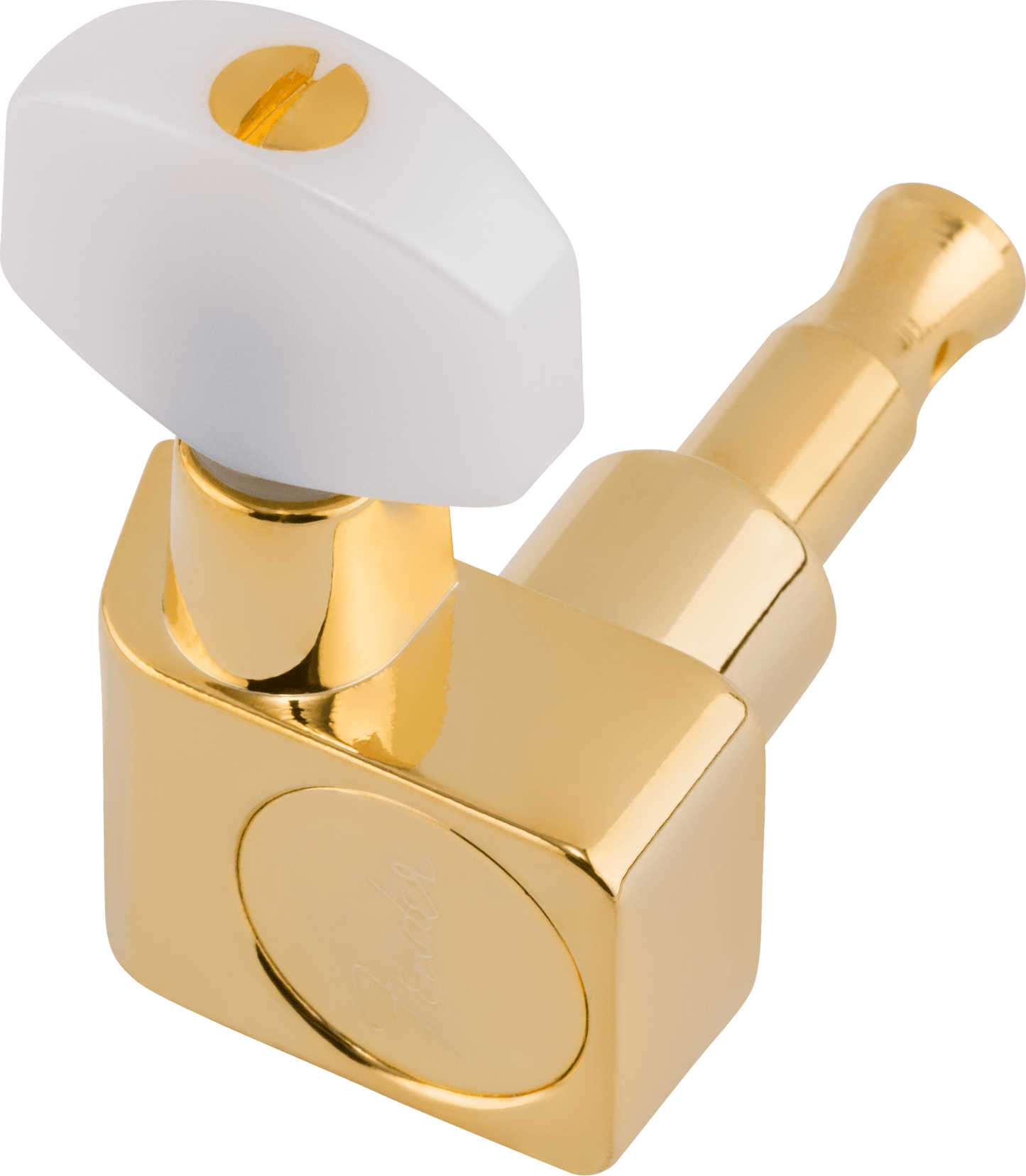 Deluxe Cast/Sealed Guitar Tuning Machines with Pearl Buttons Set