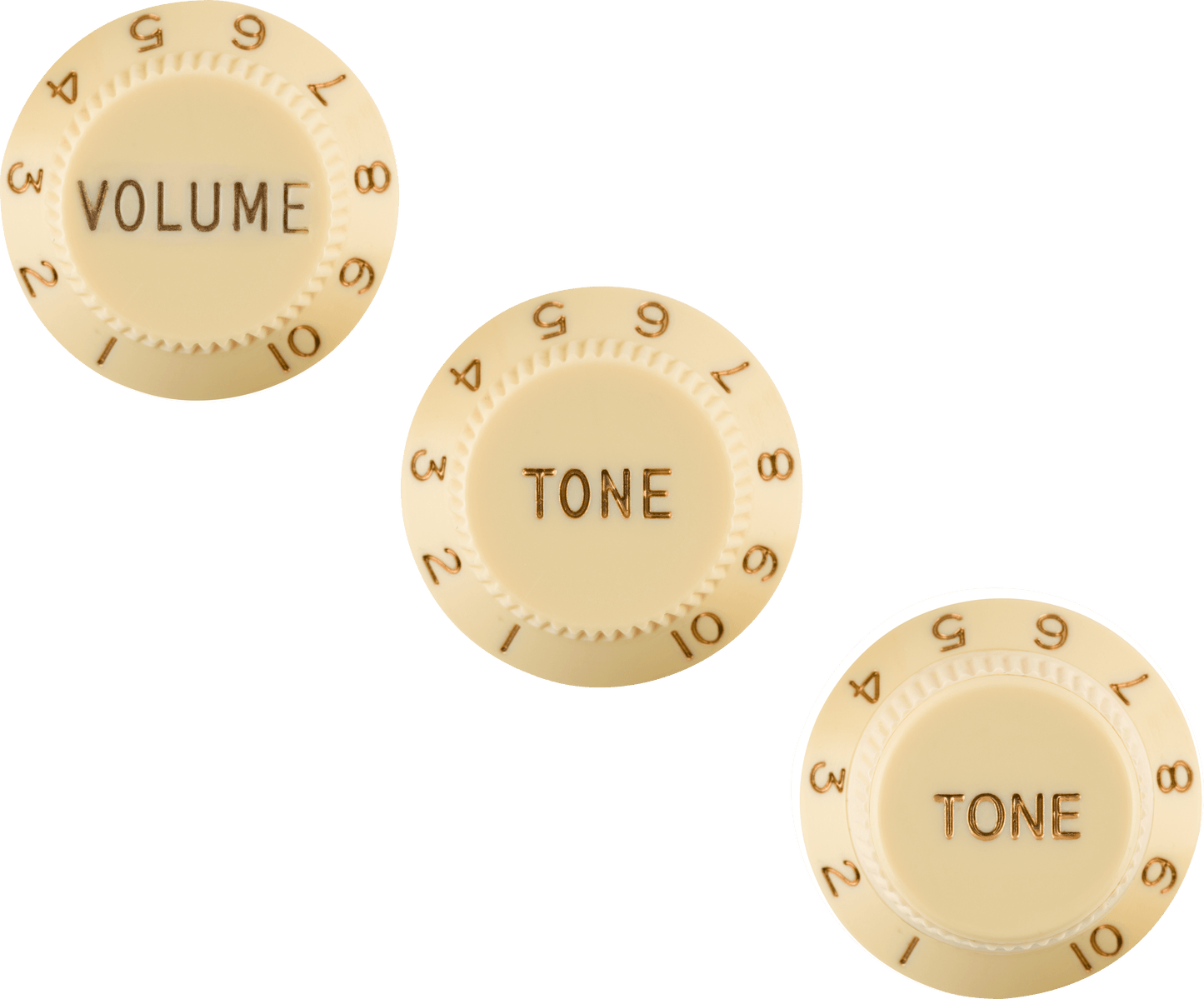 Stratocaster Knob Set- Left-Handed