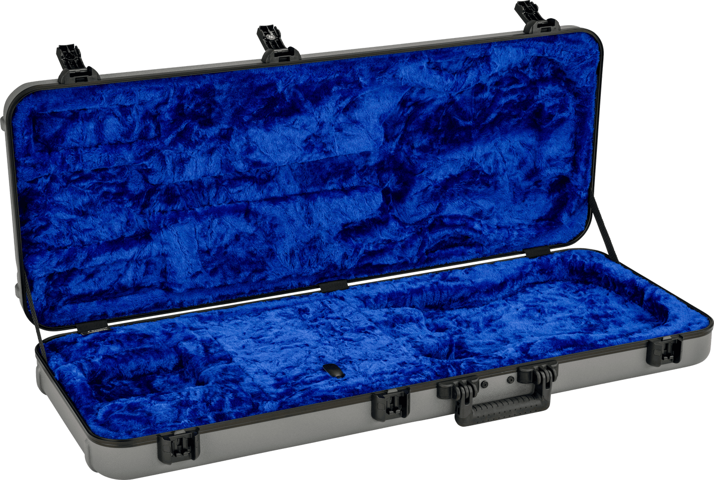 Deluxe Molded Case -  Stratocaster®/Telecaster®- Silver/Blue