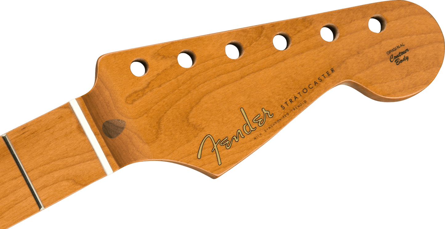 Roasted Maple Vintera® Mod 50's Stratocaster® Neck, 21 Medium Jumbo Frets, 9.5", "V" Shape