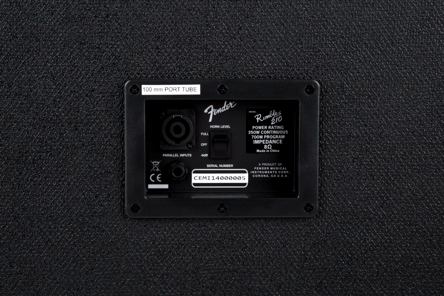 Rumble™ 210 Cabinet, Black