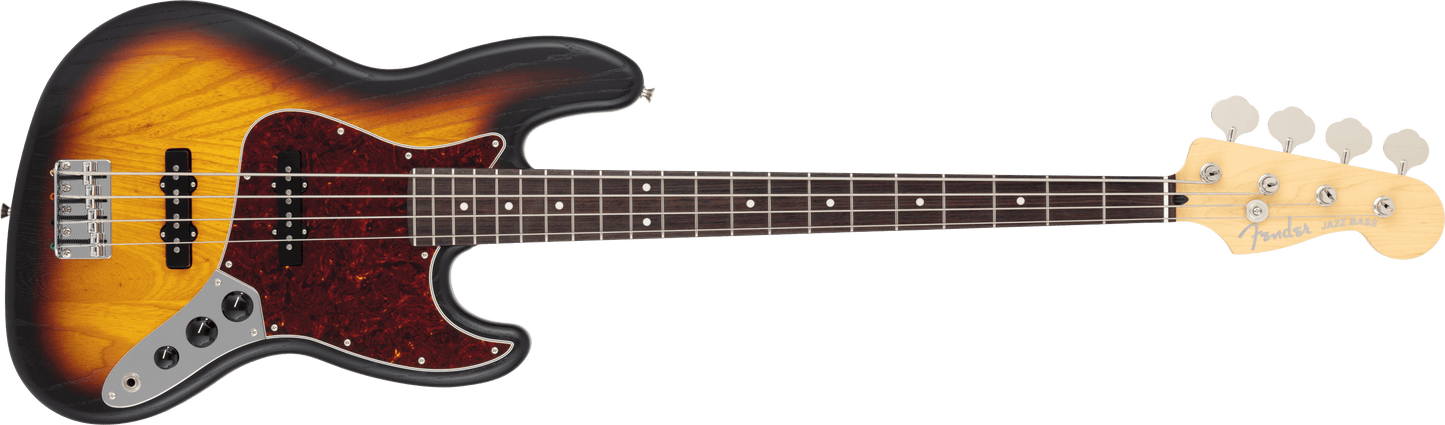 Made in Japan Limited Jazz Bass®, Raw Ash