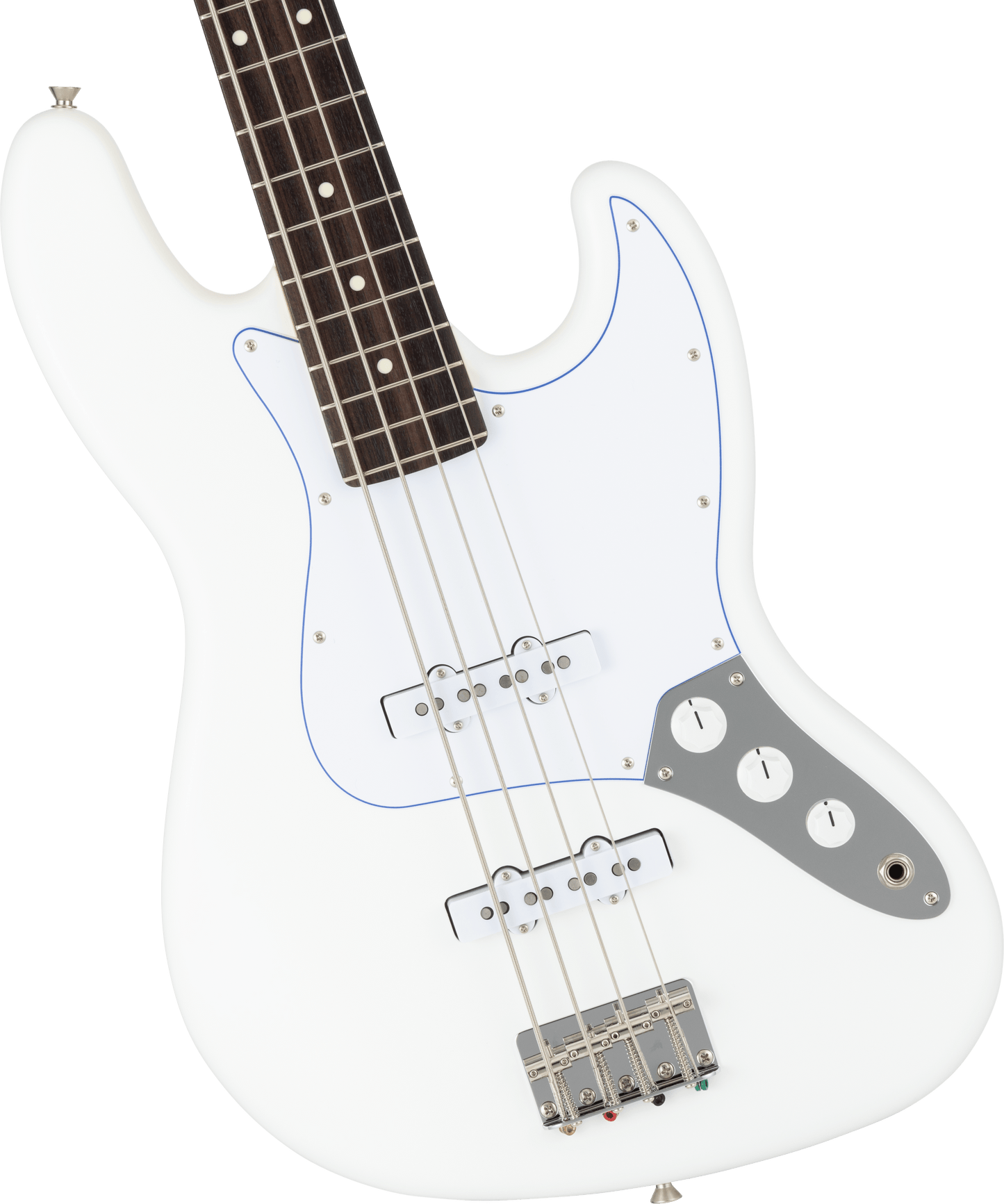 Made in Japan Limited Hybrid II Jazz Bass®, Blanc