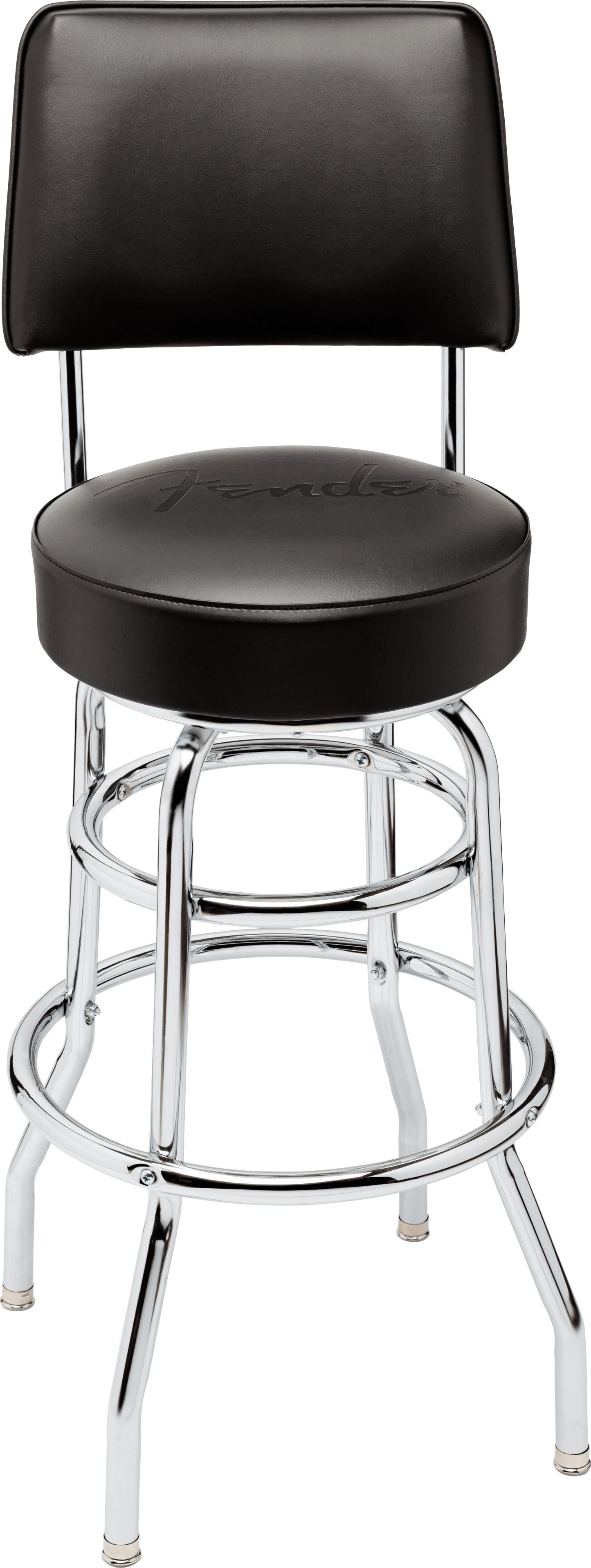 Fender® Blackout Backrest Barstool, 30"