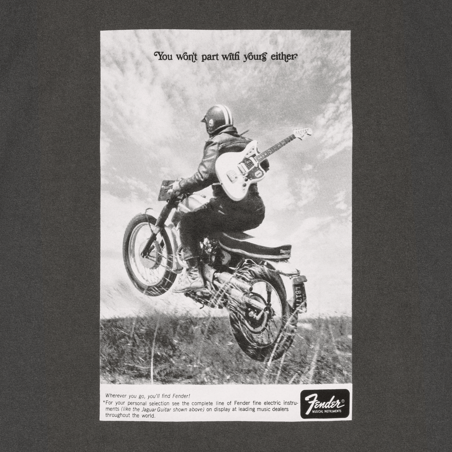 Vintage Ad Tee, Motorcycle Rider